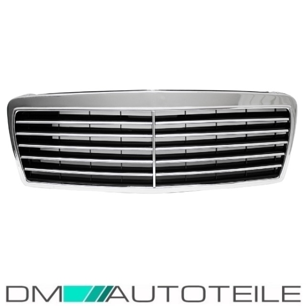 Mercedes E Klasse W210 S210 Kühlergrill Chrom Schwarz Avantgarde Modell Bj 96-99