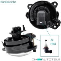 Nebelscheinwerfer SET + HB4 passt für VW T5 03-09 Crafter 06-16 Polo 9N 05-09