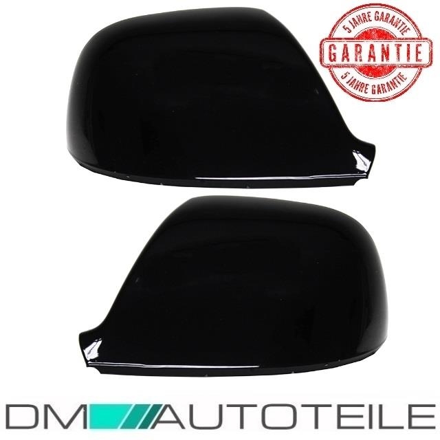 Facelift Au&szlig;enspiegelabdeckung SET Geh&auml;use Schwarz glanz passt f&uuml;r SET VW T5 GP Amarok