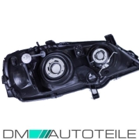Scheinwerfer Klarglas Chrom H7/HB3 + Birnen Komplettset passt für Set Opel Astra G Bj 97-04