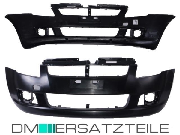 Suzuki Swift III Stoßstange vorne ab 08-10 für NSW ohne SRA/PDC grundiert Schwarz