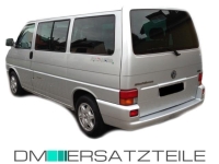 Stoßstange hinten VW T4 Transporter 96-03 Schwarz Glatt aus ABS für Rückleuchten