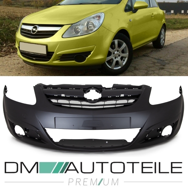 Opel Corsa D Sto&szlig;stange vorne Bj 06-11 Zertifiziert grundiert f&uuml;r Nebellampen