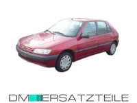 Peugeot 306 Frontstoßstange Bj 93-97 schwarz mit Grundträger nicht für Variante Xsi und S16