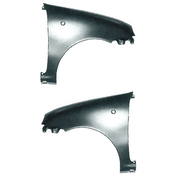 Kotflügel für Fiat Seicento/600 98-00 SET rechts+links vorne Blinkerloch