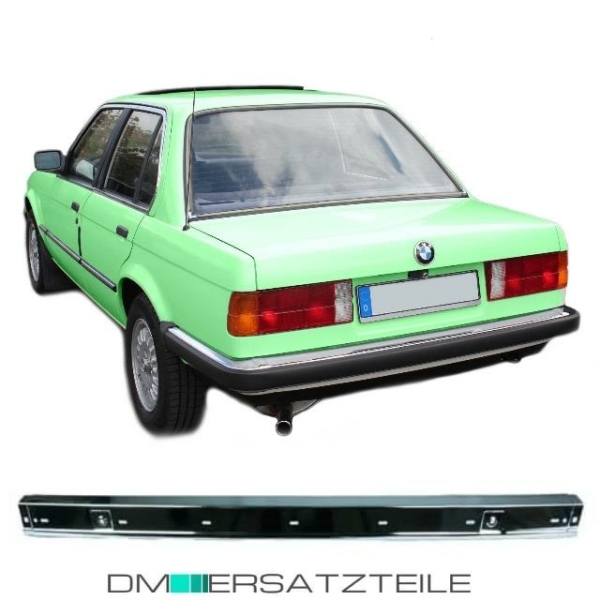 Stoßstange hinten mitte Chrom passt für BMW 3er E30 Limousine Cabrio 82-09/87