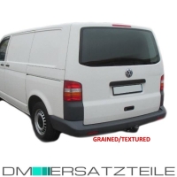 Stoßstange hinten passt für VW T5 2003-2012 ohne Parkhilfe geriffelt dunkelgrau