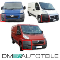 Stoßstangenecke vorne Rechts dunkelgrau passt für Fiat Ducato + Boxer + Jumper 2006-2014