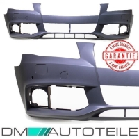 SET Audi A4 B8 Stoßstange vorne 07-11 für PDC & SRA + Schrauben