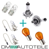 Scheinwerfer SET + Birnen H7/H3 Leuchtmittel passt für Skoda Fabia 6Y ab 1999-2008