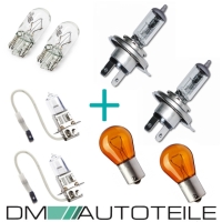 Scheinwerfer SET + Birnen H4/H3 Leuchtmittel passt für VW Bora 1J ab 1998-2006