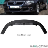Frontspoiler Schwarz für Serien Stoßstange passt für VW Passat 3C ab 2005-2010