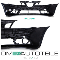 Set Lackiert Seat Ibiza 6L Stoßstange vorne 045 Negro Magico Perlado+ Gitterset  + Nebelscheinwefer