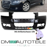 Lackiert 041 BRILLANTSCHWARZ UNI Audi A3 8P1...