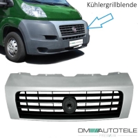 Stoßstange vorne mittig Ecken Kühlergrill SET passt für Fiat Ducato 250 ab 06-14