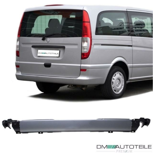 Mercedes Vito Viano W639 Stoßstange hinten mittig ohne PDC lackierfähig 03-14