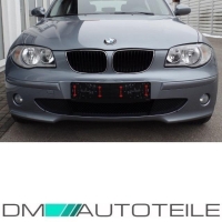 Set Stoßstange 04-07 vorne oben ohne SRA+Spoiler grundiert passt für BMW 1er E87