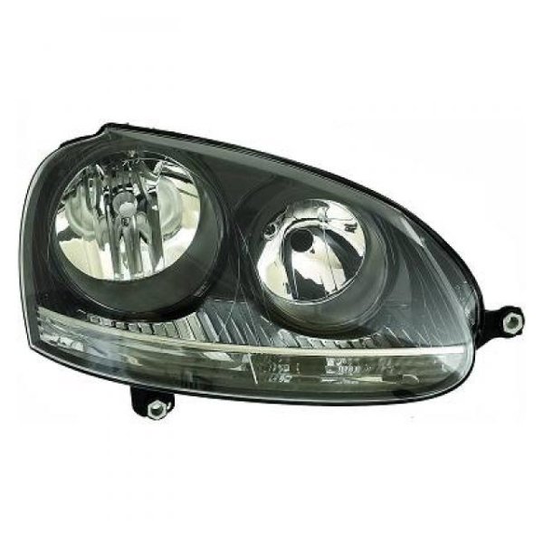 Scheinwerfer schwarz H7/H7 rechts passt für VW Golf V(1K1/1K5) ab 2003-2008