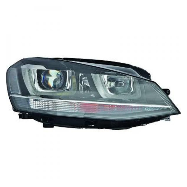 Xenon Scheinwerfer D3S Depo rechts passt für VW Golf VII (BE2/BV5) ab 2012-2017
