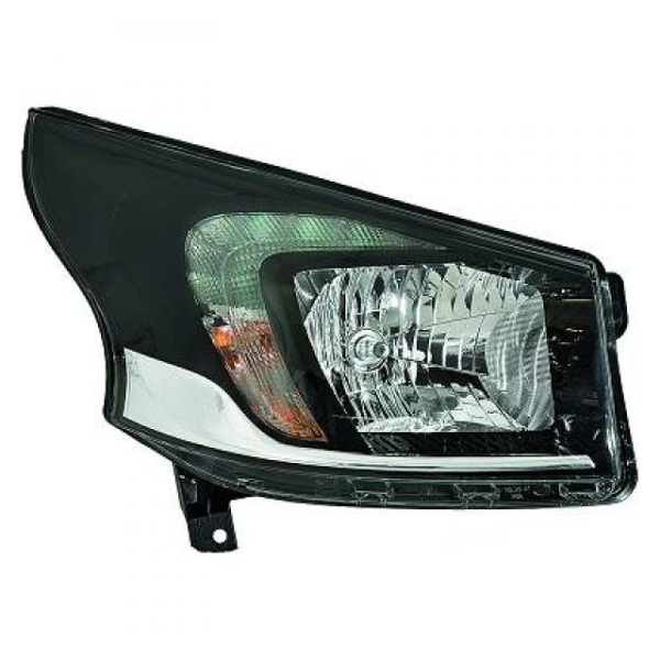 Hella Scheinwerfer H4 + LED / TGFL rechts passt für Opel Vivaro B (X82) ab 14-19