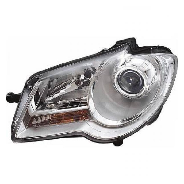 Scheinwerfer Depo H7/H7 chrom links passt für VW Touran (1T2) ab 06-10