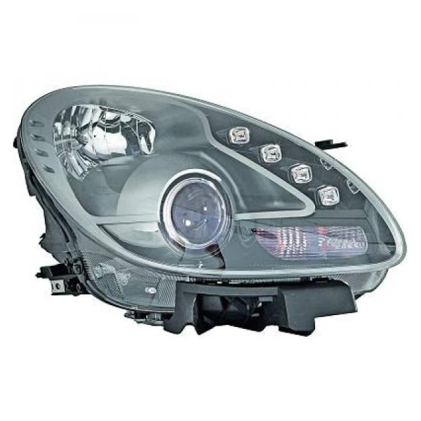 Scheinwerfer TYC H7 schwarz rechts passt für Alfaromeo Giulietta 940 ab 10-20