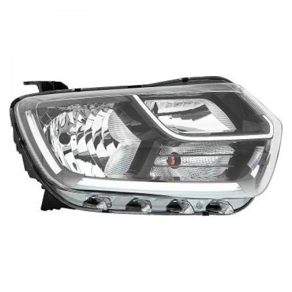 Scheinwerfer Depo LED/H7/H1/PY21W rechts passt für Dacia Duster (HM) ab 18