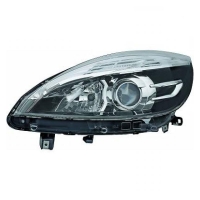 Scheinwerfer links H7/H7 schwarz passt für Renault Scénic III +Grand ab 2012