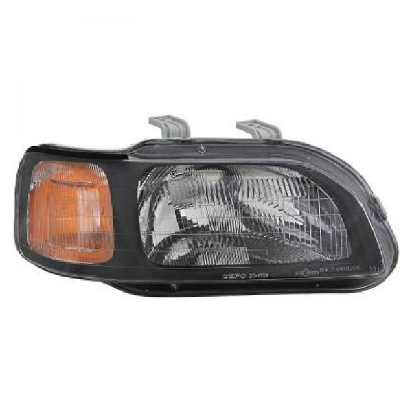 Scheinwerfer schwarz Depo rechts passt für Honda Civic VI Fastback (MA) ab 95-99