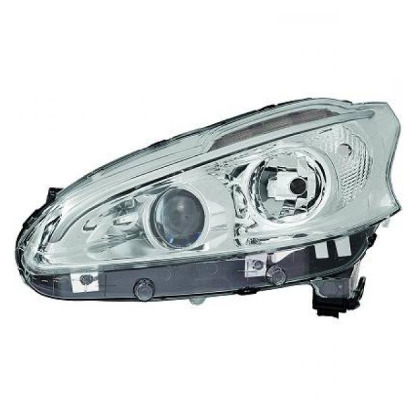 LED Halogen Scheinwerfer  H7 H1 +TFL links passt für Peugeot 208 I 12-15