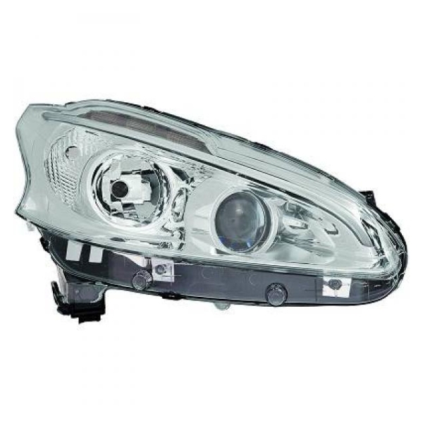 LED Halogen Scheinwerfer  H7 H1 +TFL rechts passt für Peugeot 208 I 12-15