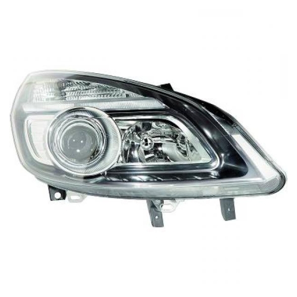 Xenon Scheinwerfer links schwarz D1S/H7 passt für Renault Scénic II Grand 06-09