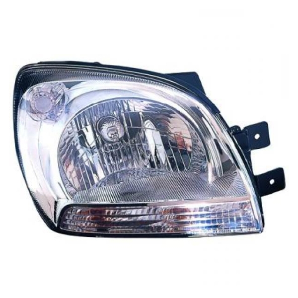 Scheinwerfer Depo chrom H4 links passt für Kia Sportage ab Baujahr 2004-2008
