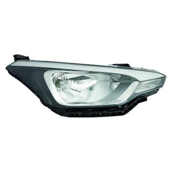 Scheinwerfer schwarz H4 rechts passt für Hyundai i20 Active (GB) ab 14-20