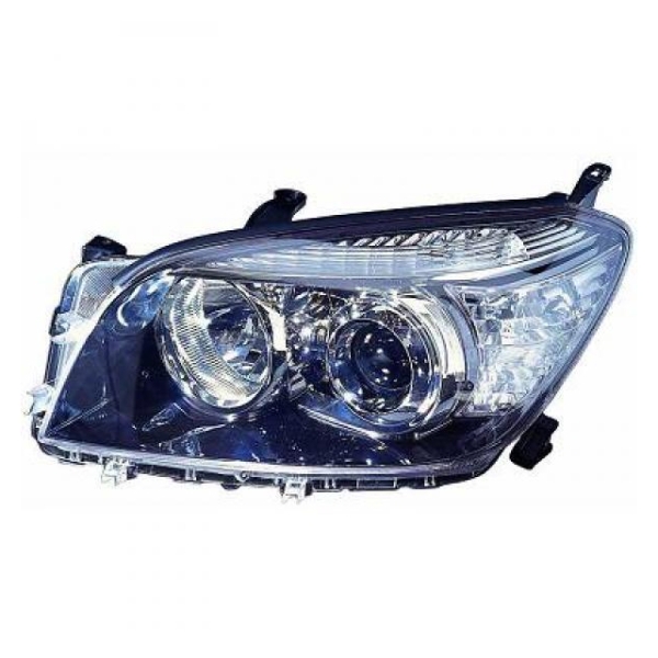 Scheinwerfer schwarz Depo HB3 H11 rechts passt für Toyota RAV 4 III A3 ab 06-09