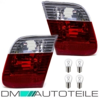 SET RÜCKLEUCHTEN INNEN ROT WEISS für BMW 3er...