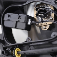 Valeo Scheinwerfer H7 schwarz links passt für Opel Corsa D Kasten S07 ab 06-10