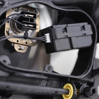 Valeo Scheinwerfer H7 schwarz rechts passt für Opel Corsa D Kasten S07 ab 06-10