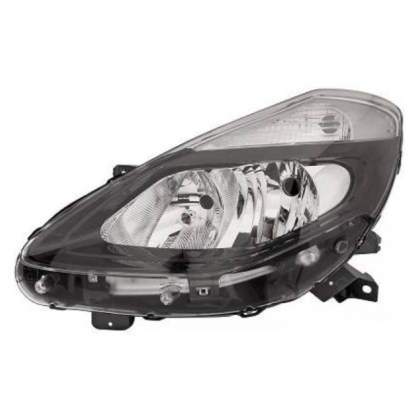 Scheinwerfer links schwarz H7/H7 passt für Renault Clio III +Grandtour bj 09-14