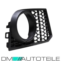 Gitter Grill Nebelscheinwerfer Set Schwarz passend für BMW F10 F11 M-Paket 10-13