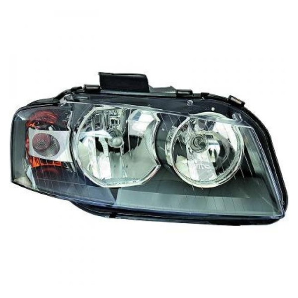 Scheinwerfer rechts + Motor Fassung H7/H7 passt für Audi A3 8P1 8PA bj 03-08