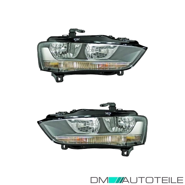 Halogen Scheinwerfer Motor H7/H7 SET passend für Audi A4 Facelift B8 11-15