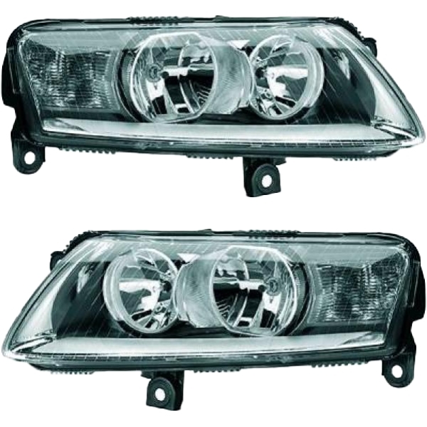 Scheinwerfer H7/H1 SET passt für Audi A6 Limousine Avant Allroad C6 4F 04-08