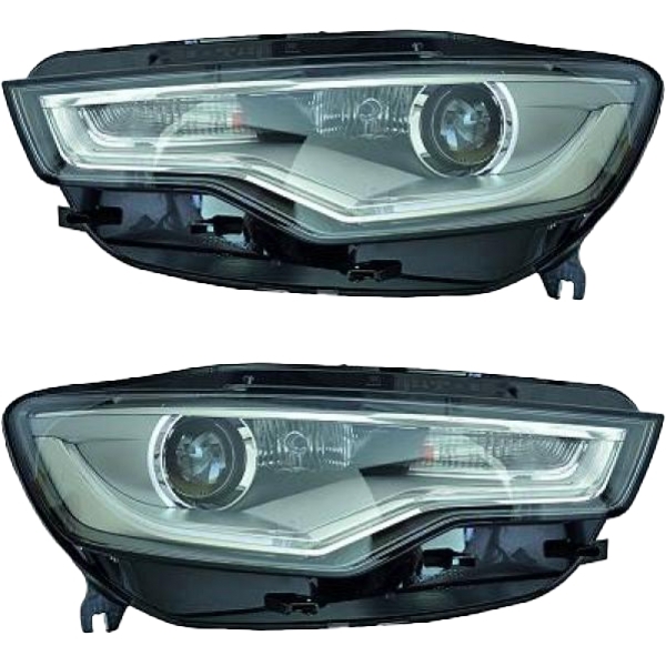 Hella Scheinwerfer LED SET passt für Audi A6 C7 Vorfacelift ab 2011-2014