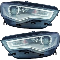 Xenon Scheinwerfer D3S/H7 + LED SET passt für Audi...