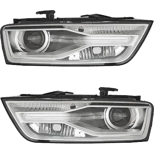 Xenon-Scheinwerfer ZKW D3S SET passt für Audi Q3 8UG C219 Facelift ab 15-18