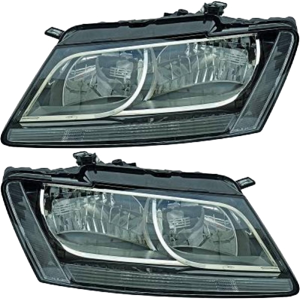 Scheinwerfer P13W/H7 SET passt für Audi Q5 8RB Vorfacelift ab Baujahr 08-12