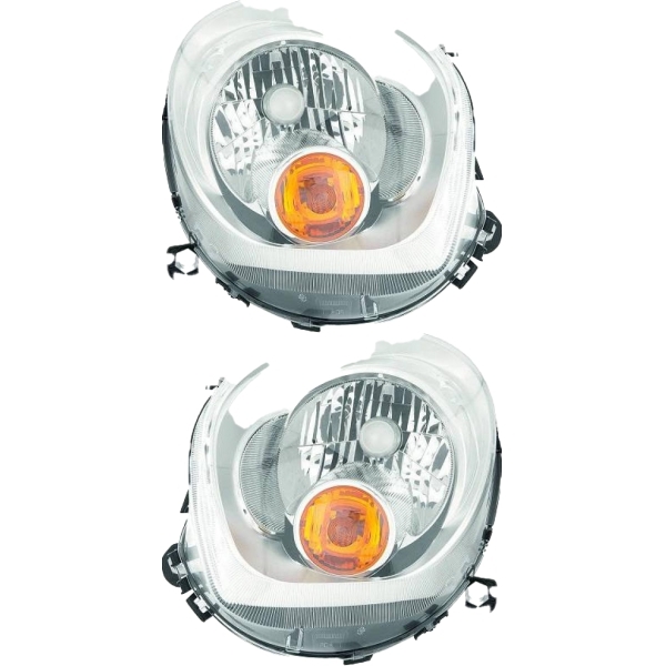 Scheinwerfer H4 Blinker gelb SET passt für Mini Countryman R60 Paceman R61