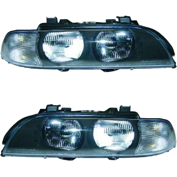 Scheinwerfer mit Motor H7/HB3 SET passt für BMW 5er Limo Touring E39 95-00