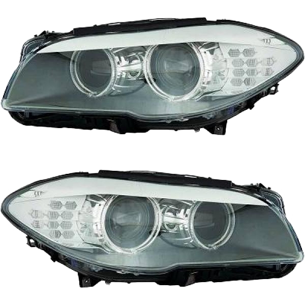 Bi-Xenon Scheinwerfer + LED SET passt für BMW 5er (F10/F11) ab Baujahr 09-13